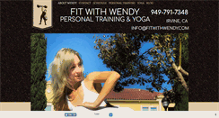 Desktop Screenshot of fitwithwendy.com